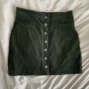 Wilfred Free mini skirt - forest green, size 4